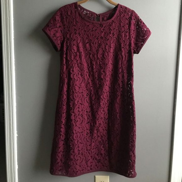 Lace Shift Dress Ann Tayor Loft - Picture 1 of 3